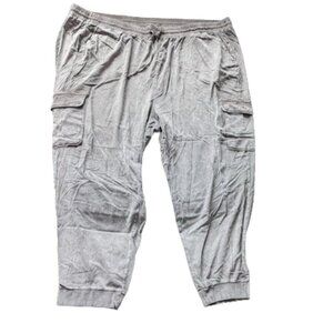 Torrid 5T Relaxed Fit Jogger Stretch Challis Mid-Rise Cargo Pocket Pant